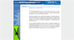 Desktop Screenshot of nanophotonics.ca